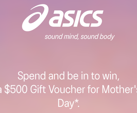 Mother’s Day Spend & Win at ASICS Outlet